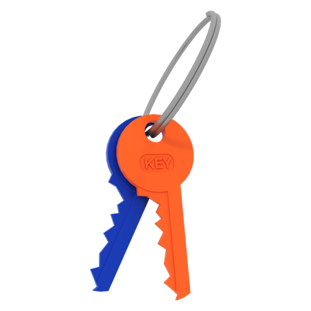 Key  3D Icon