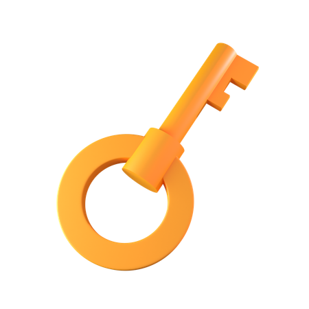 Key  3D Icon