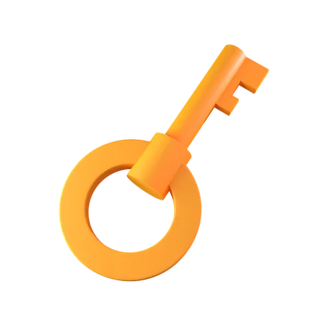 Key  3D Icon