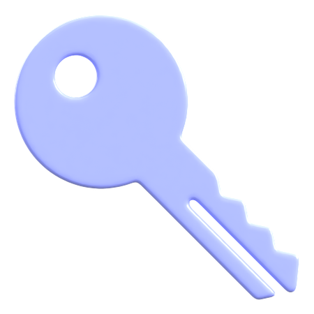 Key  3D Icon