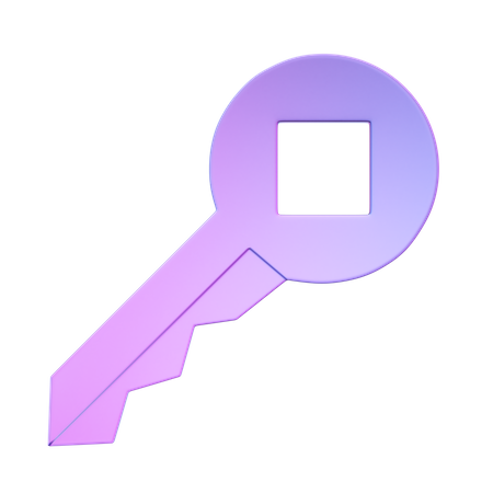 Key  3D Icon