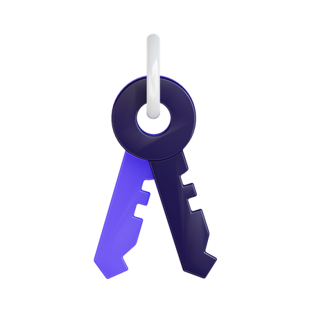Key  3D Icon