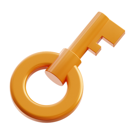 Key  3D Icon