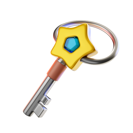 Key  3D Icon