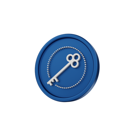 Key  3D Icon