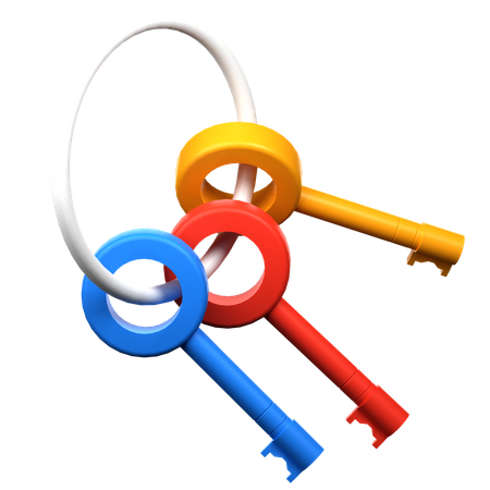 Key  3D Icon