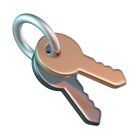 Key  3D Icon