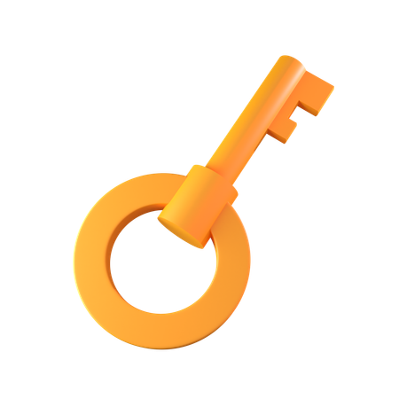 Key  3D Icon