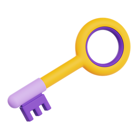 Key  3D Icon