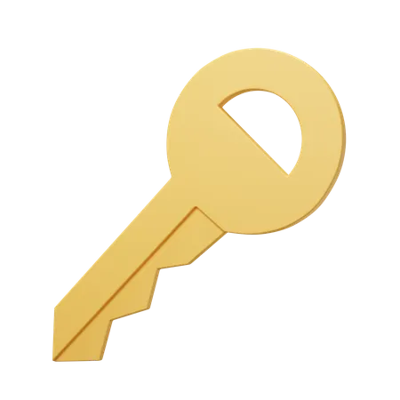 Key  3D Illustration