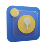 3d door-key logo