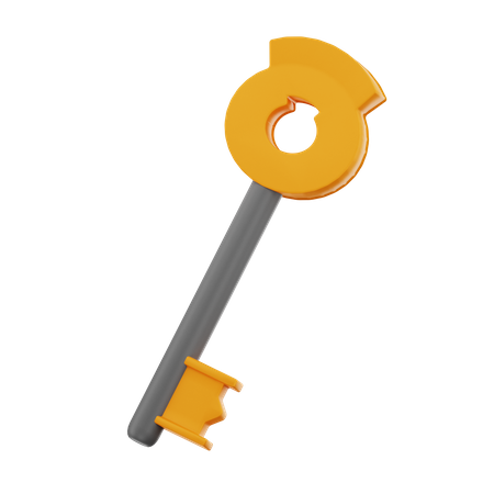Key  3D Icon