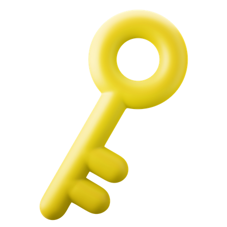 Key Access  3D Icon