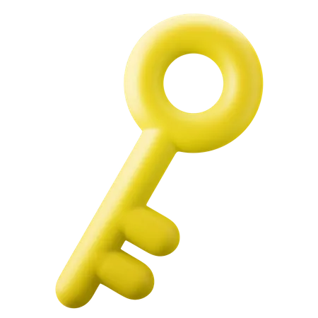 Key Access  3D Icon