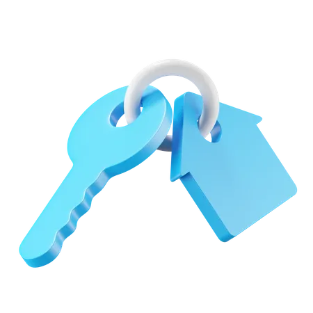 Key And House  3D Icon