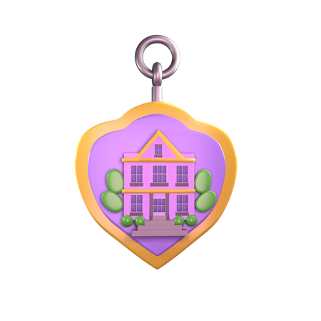 Key Badge  3D Icon