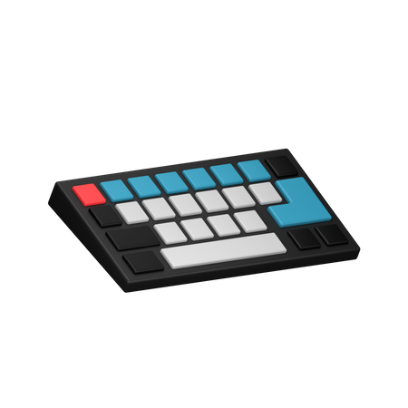 Key Board  3D Icon