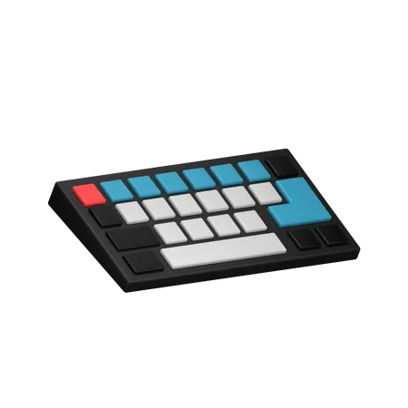 Key Board  3D Icon