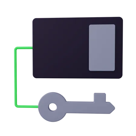 Key Card  3D Icon