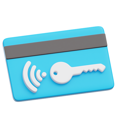 Key Card  3D Icon