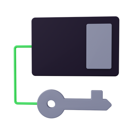 Key Card  3D Icon