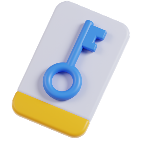 Key Card  3D Icon