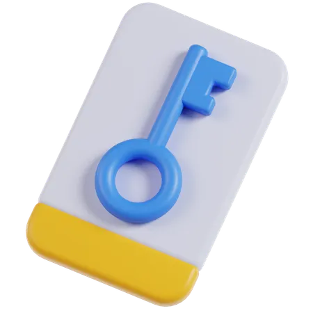 Key Card  3D Icon