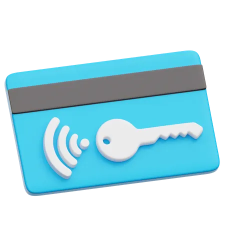 Key Card  3D Icon