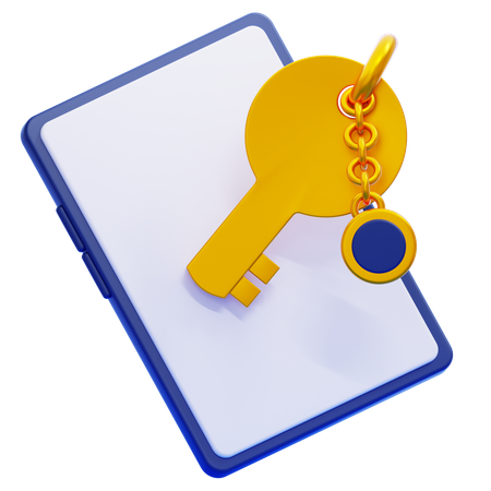 Key Chain  3D Icon