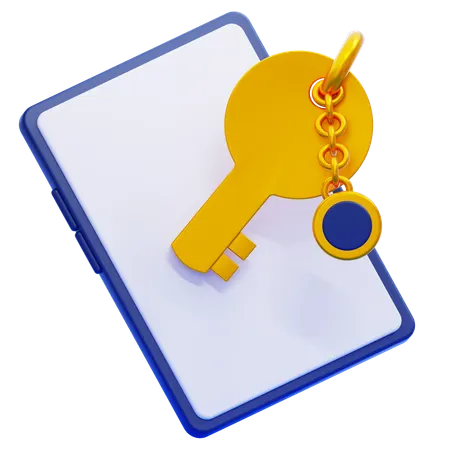 Key Chain  3D Icon