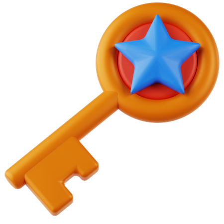 Key Feature  3D Icon
