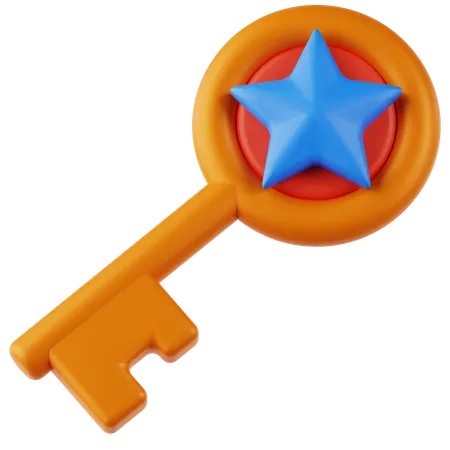 Key Feature  3D Icon