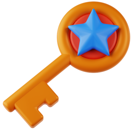 Key Feature  3D Icon