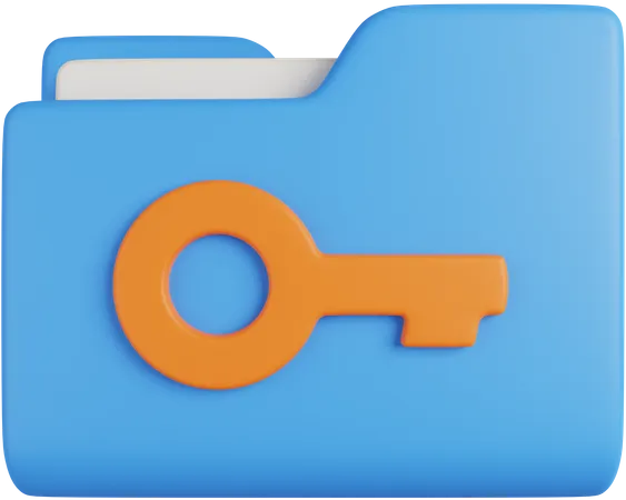 Key Folder  3D Icon