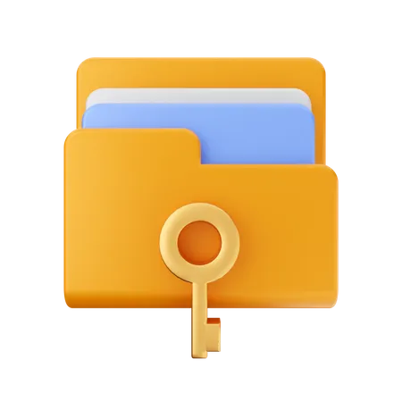 Key Folder  3D Icon
