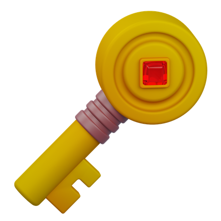 Key Game  3D Icon