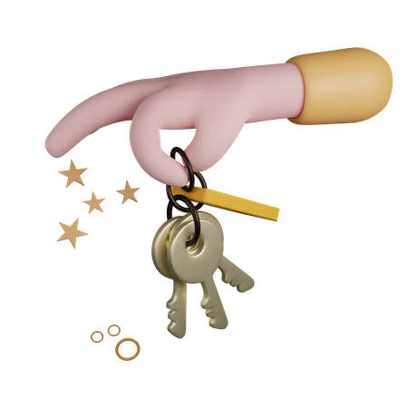 Key Handover  3D Icon
