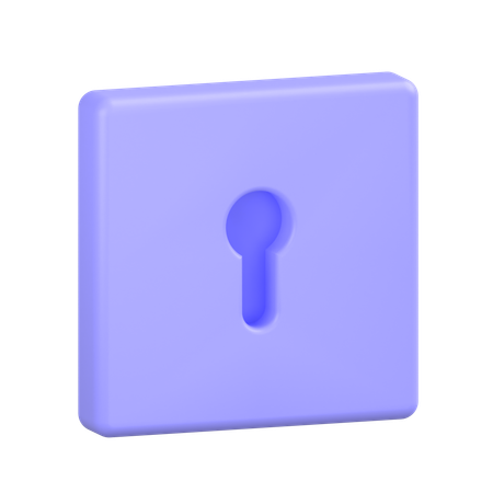 Key Hole  3D Icon