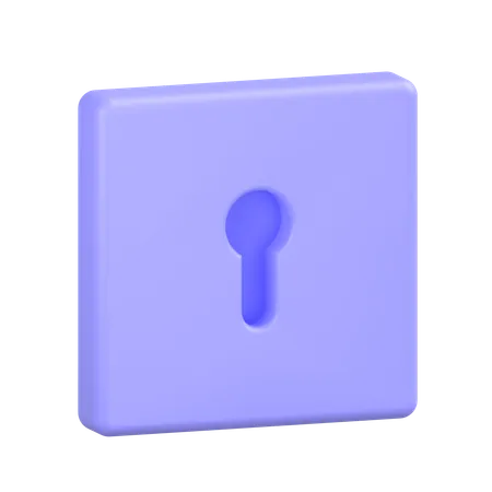 Key Hole  3D Icon