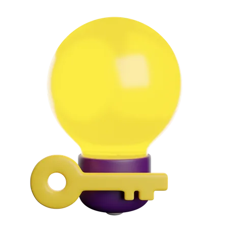 Key Idea Creative 3D Icon