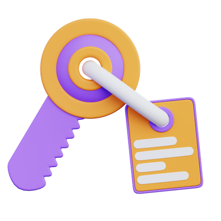 Key Room  3D Icon