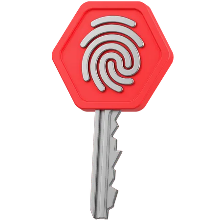 Key Security  3D Icon