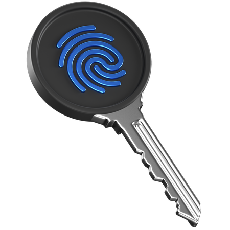 Key Security  3D Icon