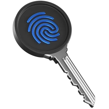Key Security  3D Icon