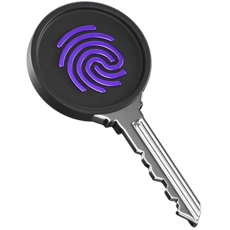 Key Security  3D Icon