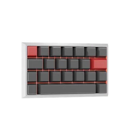 Keyboard 3 D Icon And Illustration 3D Icon