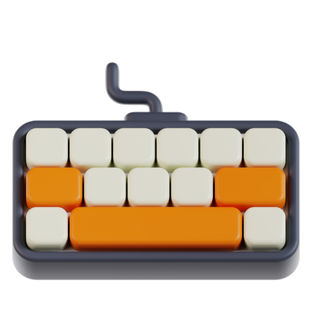 キーボード  3D Icon
