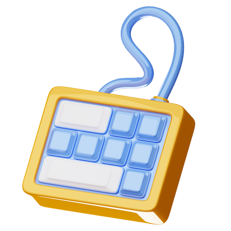 건반  3D Icon