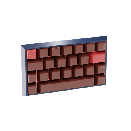 Keyboard  3D Icon