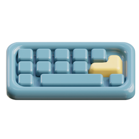 Keyboard  3D Icon